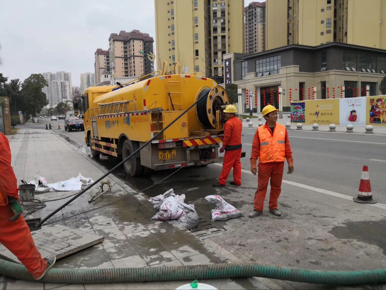 永定排污管道清淤-管道清洗